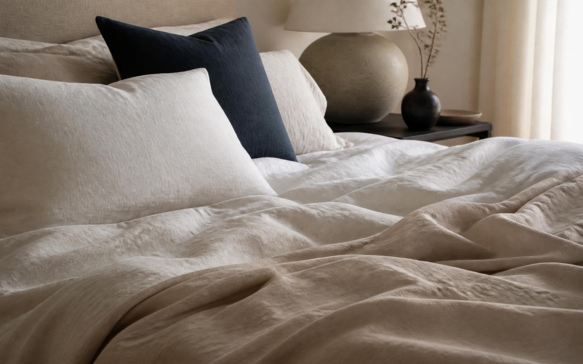 Tranquil luxury bedding